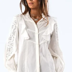 Lollys Laundry - Majall Shirt Ls - 02 Creme Xs