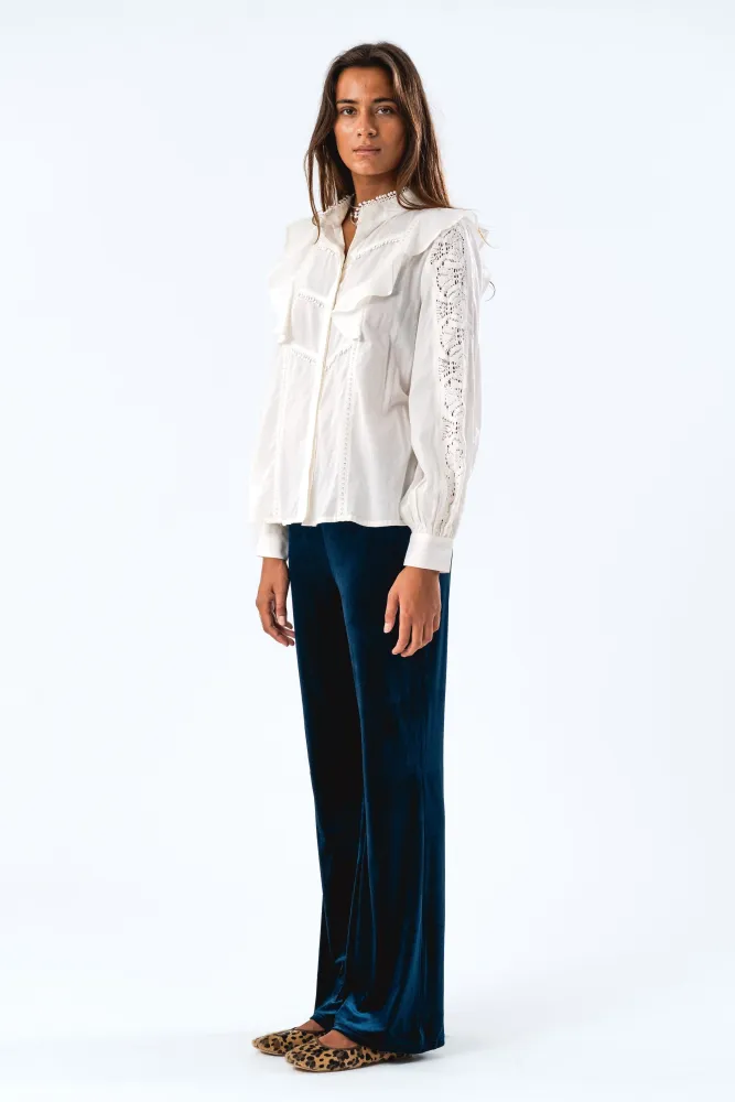 Lollys Laundry - Majall Shirt Ls - 02 Creme Xs