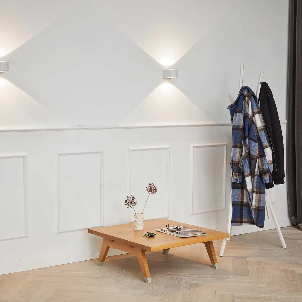 LOOM Design FREY WHITE, 2X6W LED - Væglampe