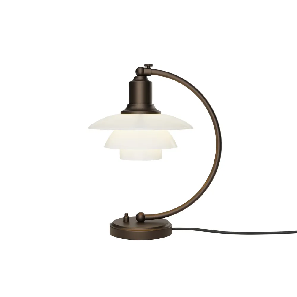 PH 2/2 Luna Bordlampe Aged Warm alloy
