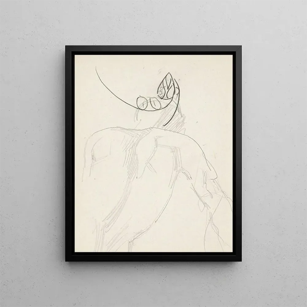 Maalaus Dos d'une figure nue - Reijer Stolk | Taidetuloste