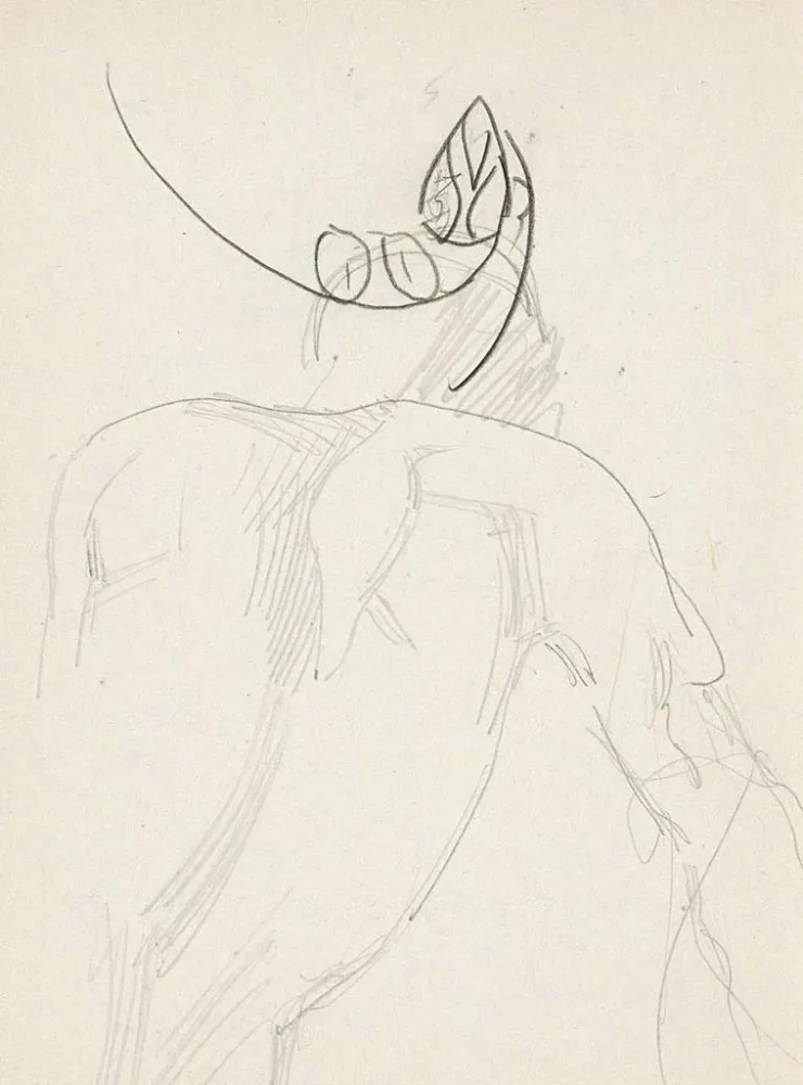 Maalaus Dos d'une figure nue - Reijer Stolk | Taidetuloste