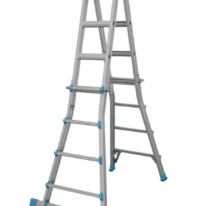 MacAllister professionel teleskopstige 2 x 7 trin