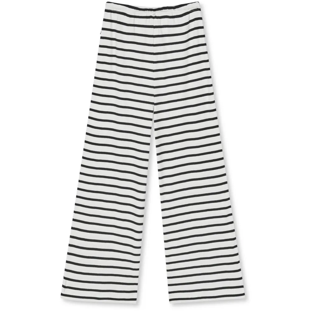 Mads Nørgaard Vanilla Ice/Black 2x2 100% bomuld Stripe Verona Bukser 10
