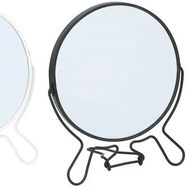 Makeup spejl med 2 sider - onyx