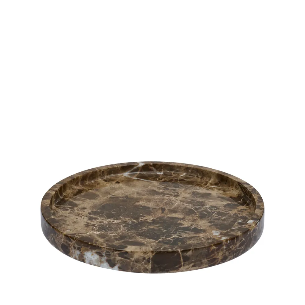 Marble II Rund Bakke Brun