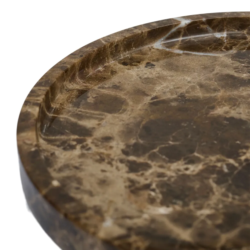Marble II Rund Bakke Brun