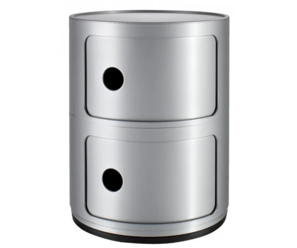 Marine-Grade Kartell Componibili 2 Rum - Platinum