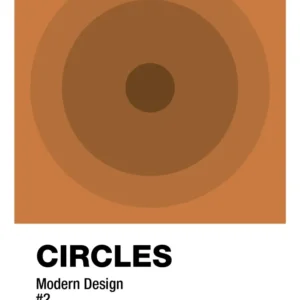 Marine-Grade plakat: circles #2 - rumba amber 60