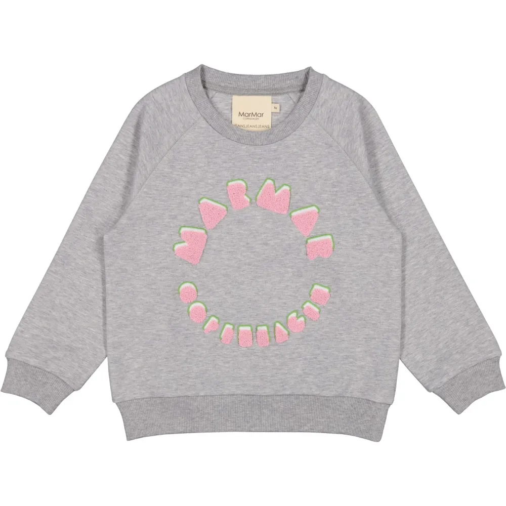 MarMar Double Jersey Blush Logo Theos Sweatshirt - 9" Sunlight Readable