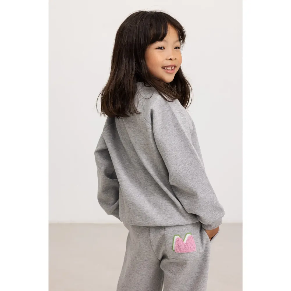 MarMar Double Jersey Blush Logo Theos Sweatshirt - 9" Sunlight Readable