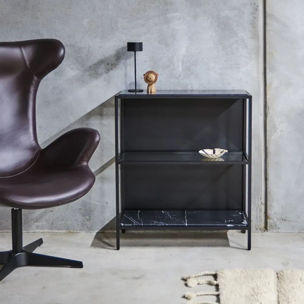 Mason II Reol - ebony metal Brun