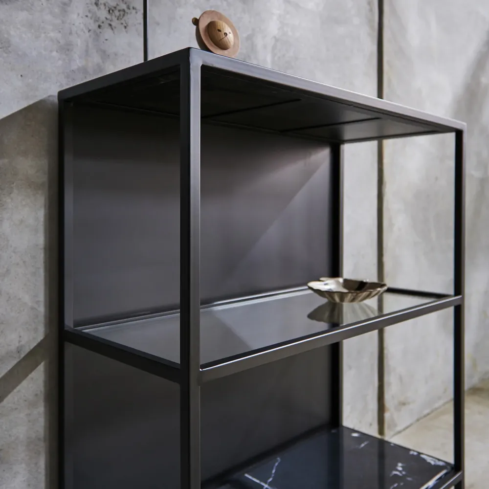 Mason II Reol - ebony metal Brun
