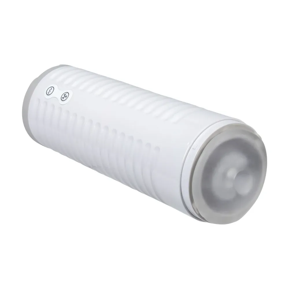 Max 2 - Wireless pairing App-kontrolleret mandlig masturbator - Hvid
