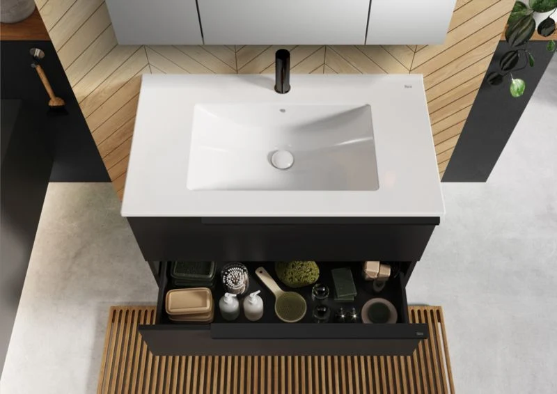 Møbelgreb Roca Style 60 cm mat-sort 2 stk.