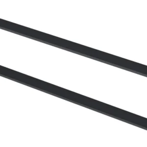 Møbelgreb Roca Style 60 cm mat-sort 2 stk.