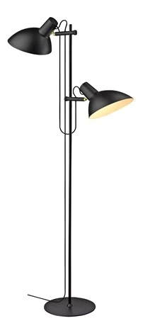 METROPOLE GULVLAMPE 2 ARM ONYX
