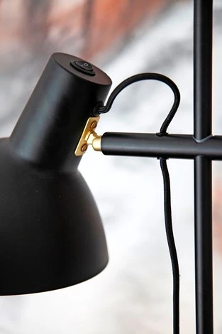 METROPOLE GULVLAMPE 2 ARM ONYX