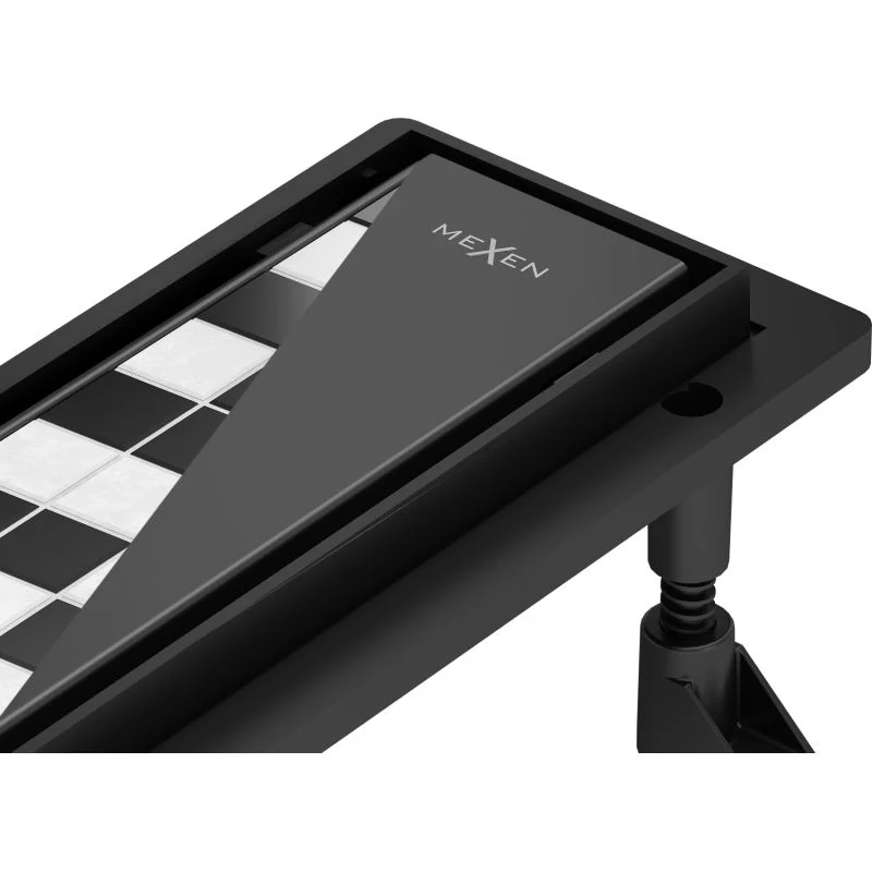Mexen Flat lineært afløb ebony 2 stk.