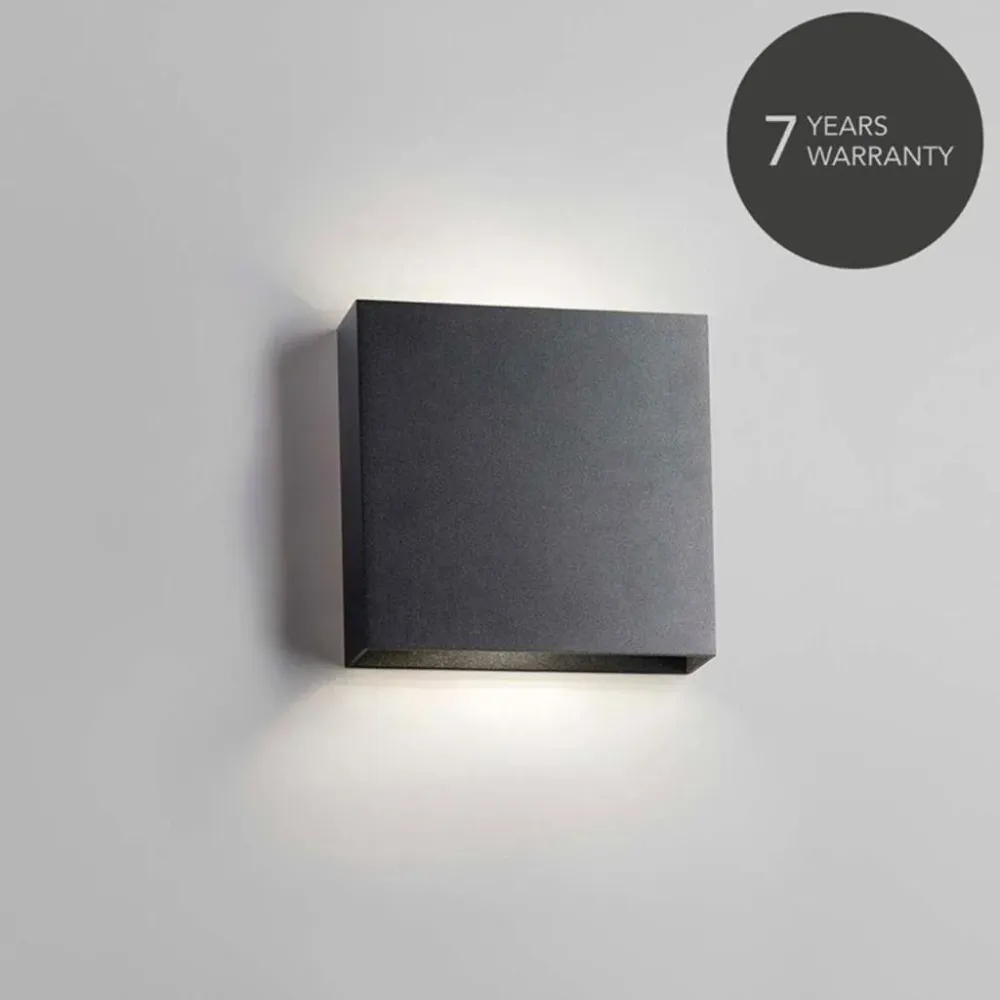 Mini W2 Væglampe Sort LED