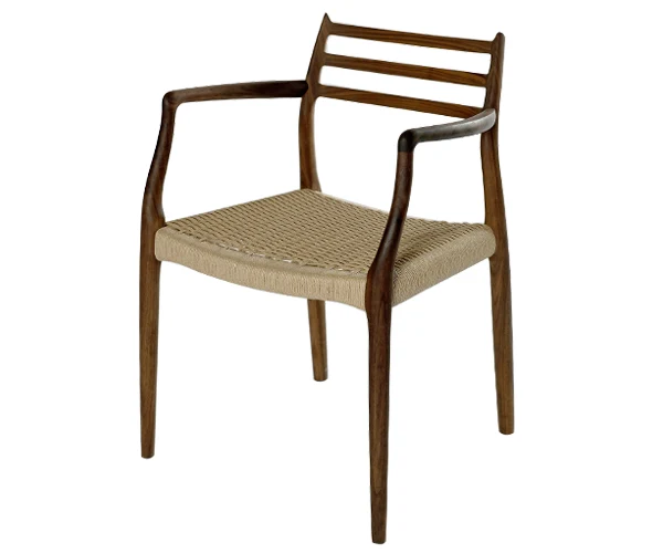 JL møller - Model 62 stol - Valnød Sort