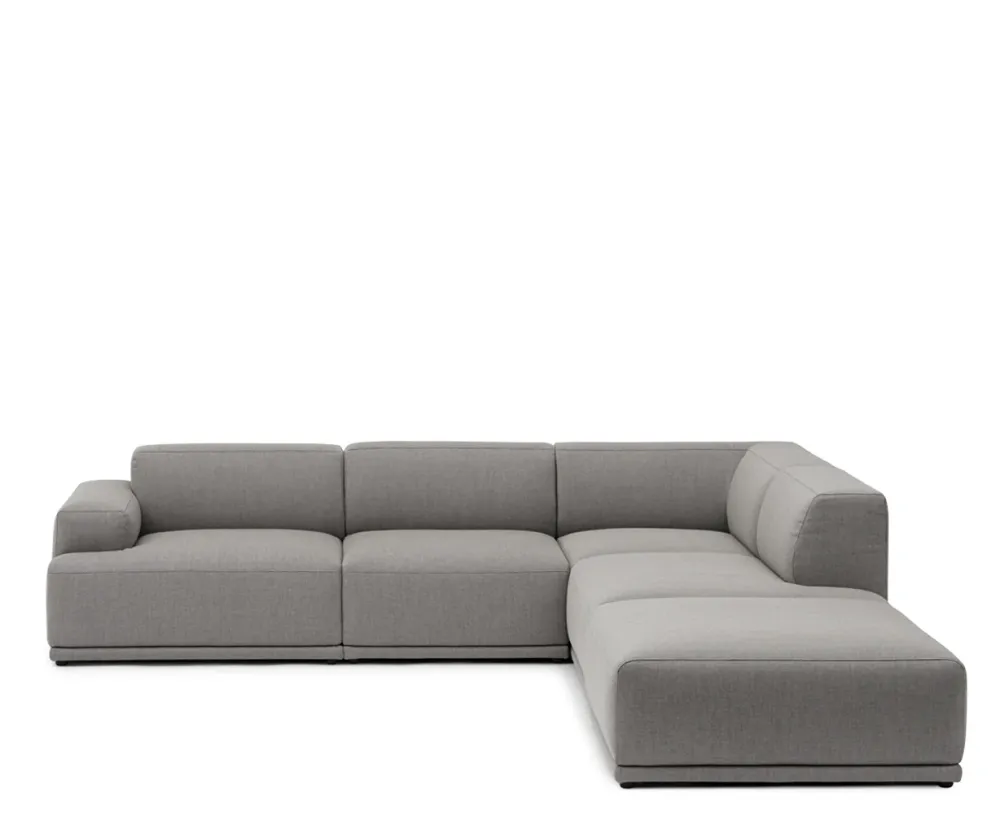 Muuto Connect Velvety Sofa - Corner Configuration 2 - Rewool 128