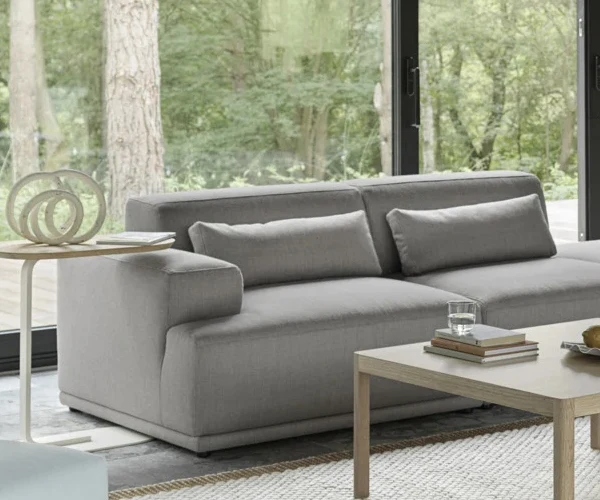 Muuto Connect Velvety Sofa - Corner Configuration 2 - Rewool 128