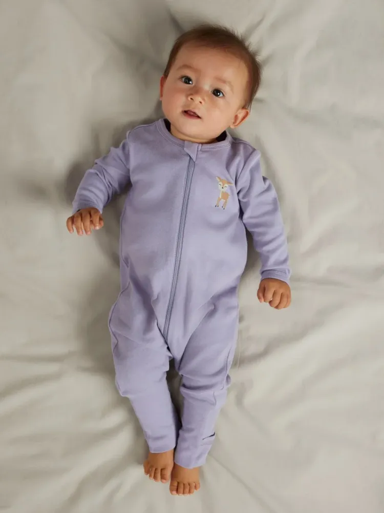 Name It Nightsuit 2 pak Deer - Lilac Marble 50