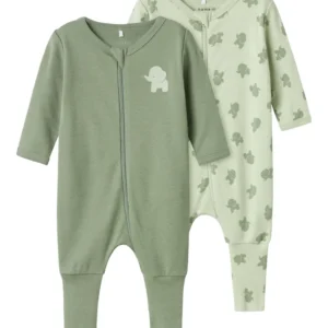 Name It Nightsuit 2 pak Elephant - Sea Foam 50