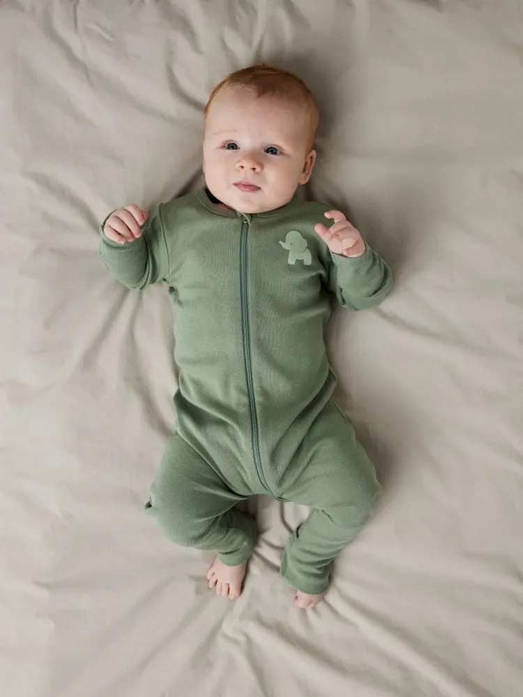 Name It Nightsuit 2 pak Elephant - Sea Foam 50