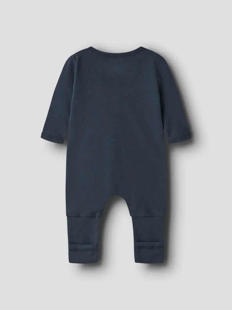 Name It Nightsuit 2 pak Firetruck - Grey Melange 50