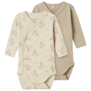 Name It Wrap Body 2 pak Zebra - Rainy Day 50
