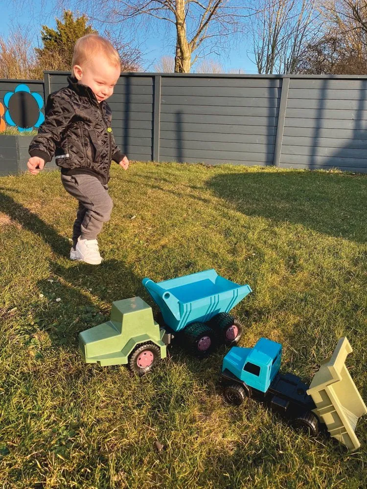Navy Marine Lastbil - L:28 cm - Dantoy - Fra 2 år
