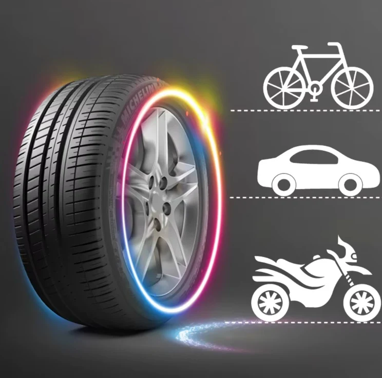Neon ventil vivid - sæt med 2 stk. m. sensor Blaa