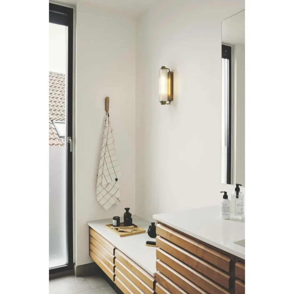 NIMAL DOUBLE VÆGLAMPE MESSING IP44 - Nordlux