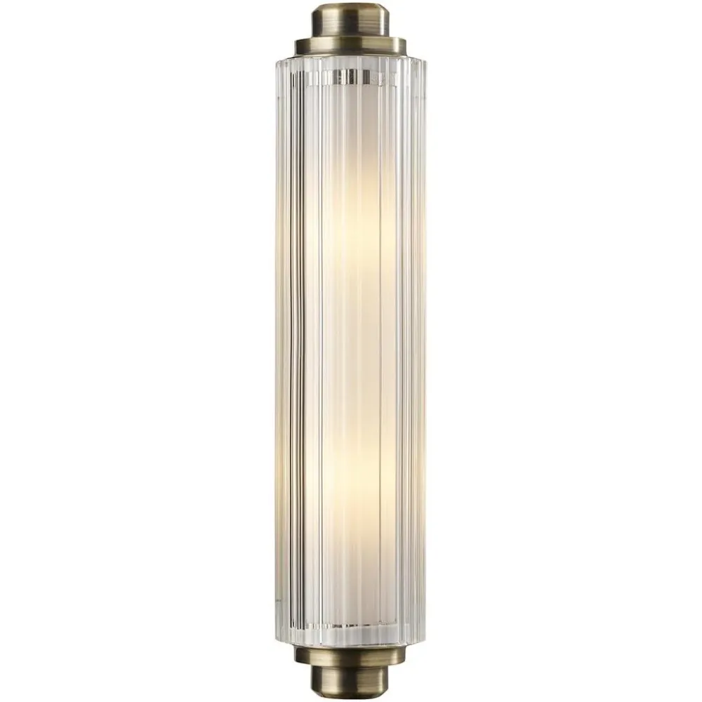 NIMAL DOUBLE VÆGLAMPE MESSING IP44 - Nordlux