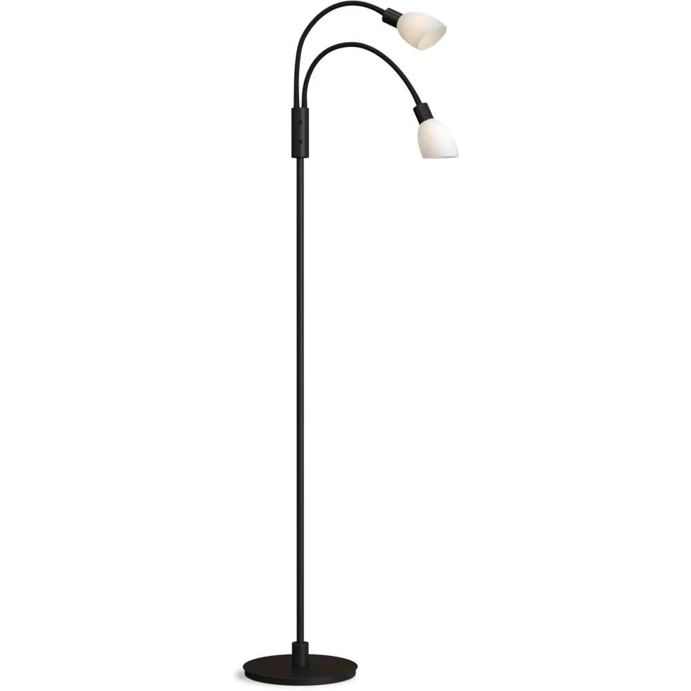 NMEA 2000 Cut gulvlampe sort/opal 2 arm