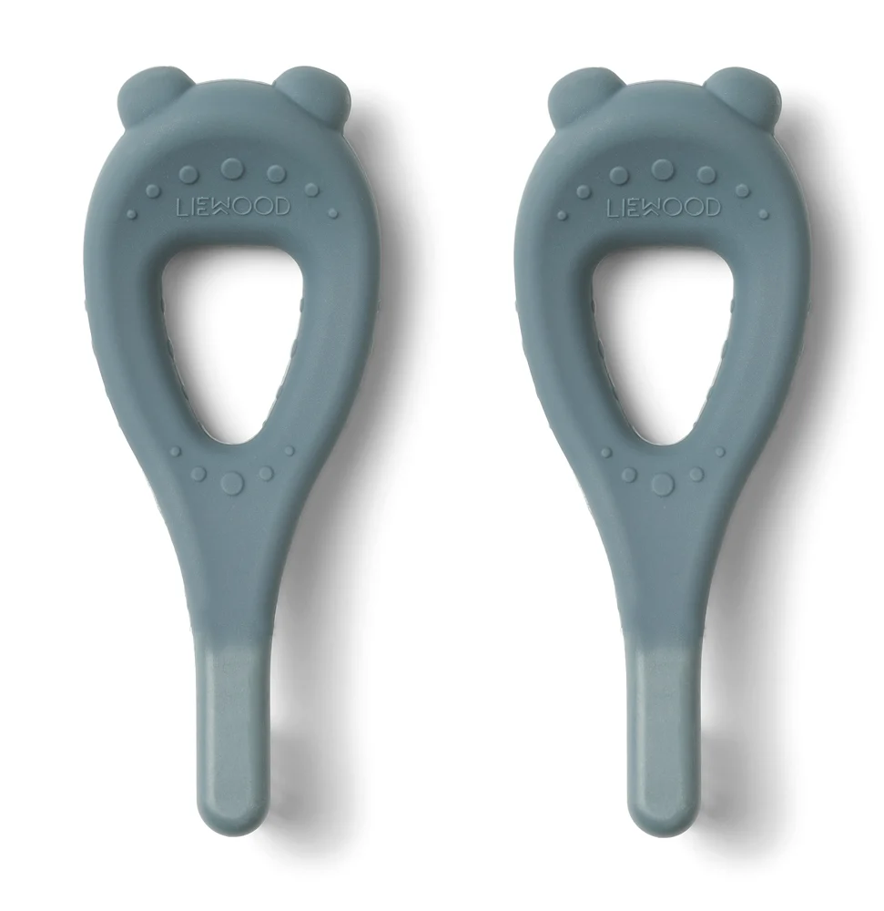 NMEA 2000 Liewood Janelle Tandbørste, 2-pack - Whale Azure