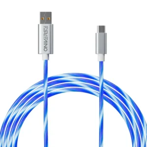 Oniverse Mini Usb Charge Cable Led, 2 Meters - White