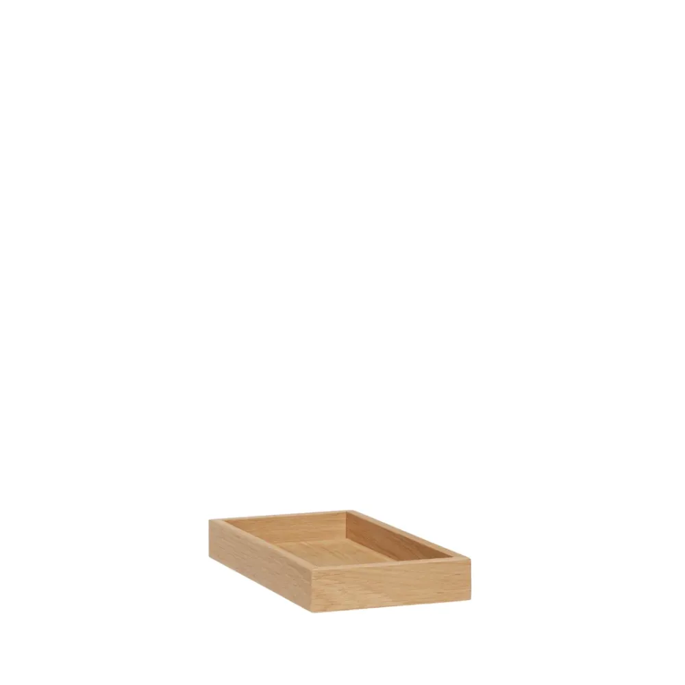 Organiser Rail Desk egetræ - sæt af 2 dele