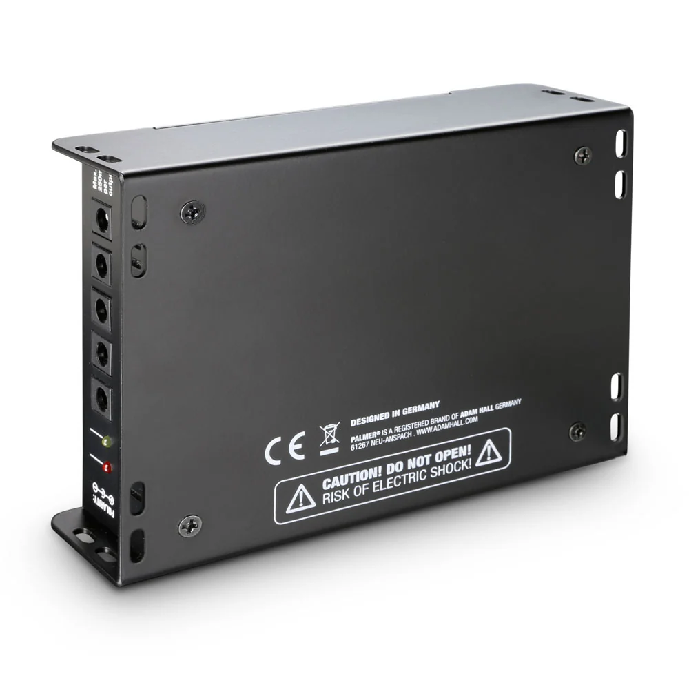 Palmer PWT 05 MK 2 – Generel 9V strømforsyning til pedalboard med 5 udgange