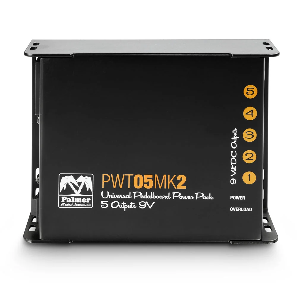 Palmer PWT 05 MK 2 – Generel 9V strømforsyning til pedalboard med 5 udgange