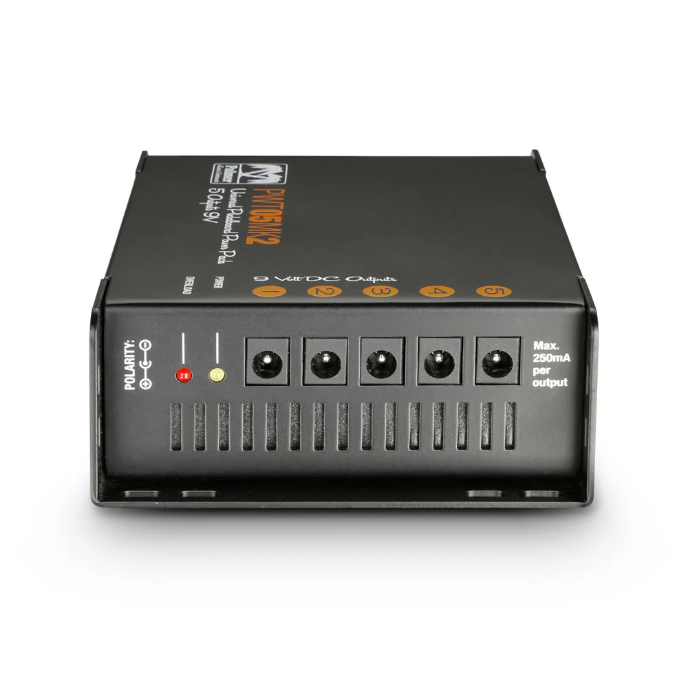Palmer PWT 05 MK 2 – Generel 9V strømforsyning til pedalboard med 5 udgange