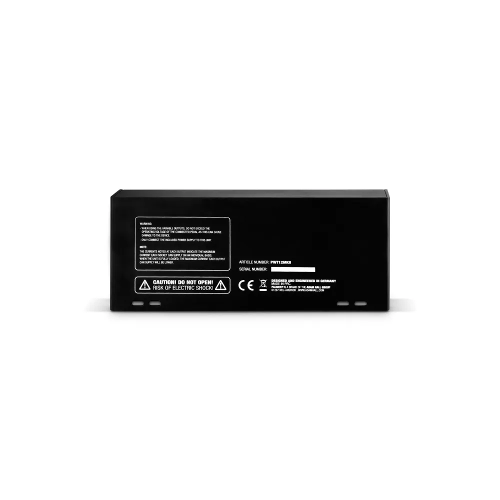 Palmer PWT 12 MK 2 – Universal strømforsyning til pedalboard med 12 udgange