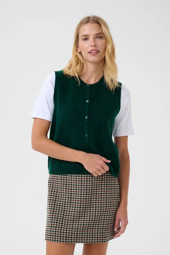 Part Two PimiraPW Waistcoat sea moss Xs