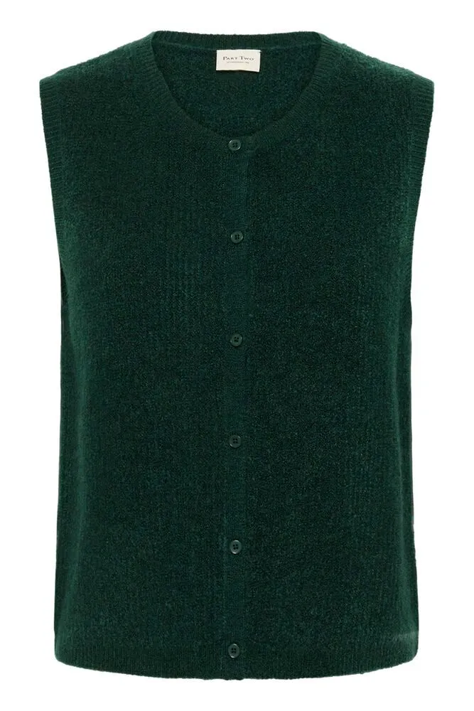 Part Two PimiraPW Waistcoat sea moss Xs
