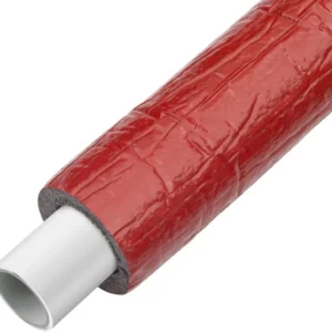 PERT/AL/PERT-rør KAN-therm 16 x 2 cm med rød isolering