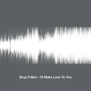 plakat: boyz II men - i'll make love to you - graphic charcoal 60