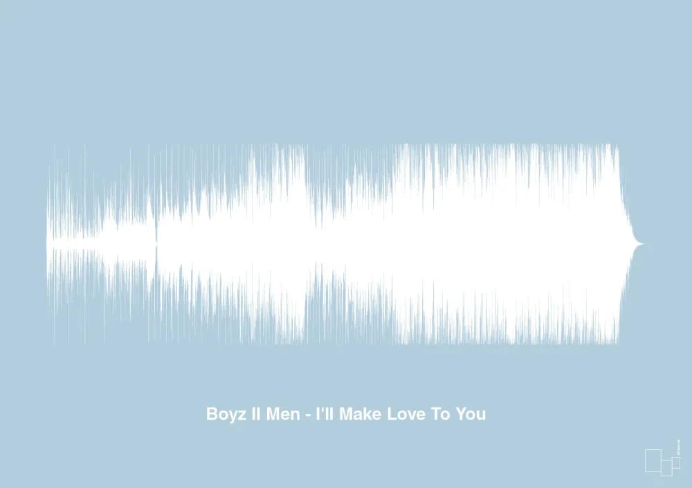 plakat: boyz II men - i'll make love to you - heavenly navy 60