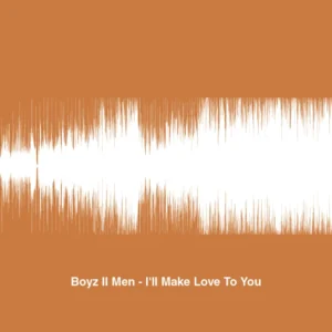 plakat: boyz II men - i'll make love to you - rumba tangerine 60